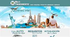 Desktop Screenshot of multifinanciamientos.com